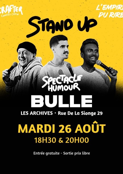 Le Crafter Comedy Crew aux Archives - Humour and comedy