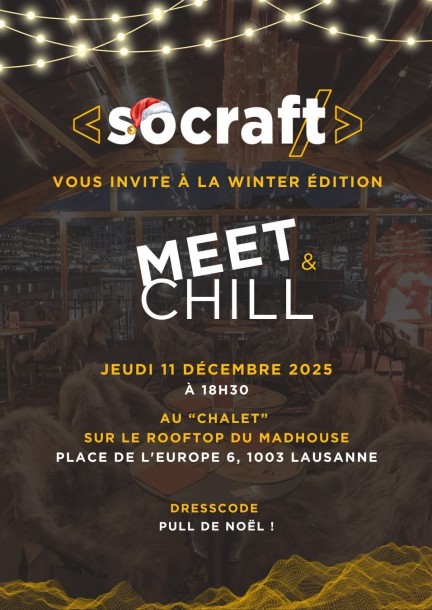 Soirée networking Meet&Chill Winter Edition - Ateliers et stages
