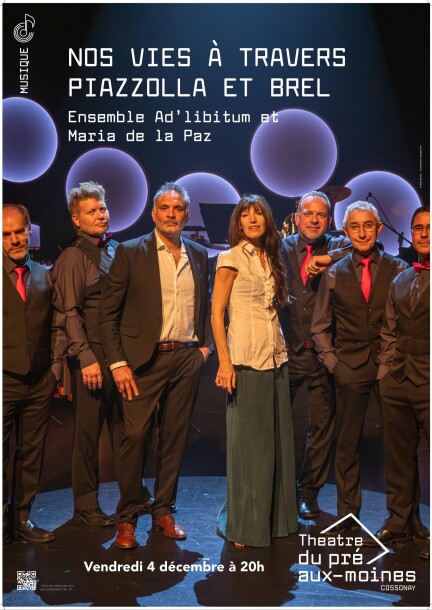 Nos vies à travers Piazzolla et Brel - Théâtre et arts vivants - Théâtre Pré aux Moines
