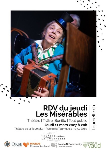 RDV du jeudi - Les Misérables - Théâtre et arts vivants - Théâtre de la Tournelle