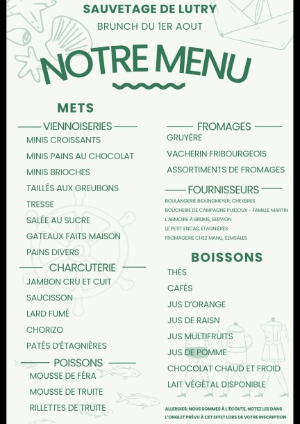 Brunch du 1er août - Famille - Quai Gustave Doret