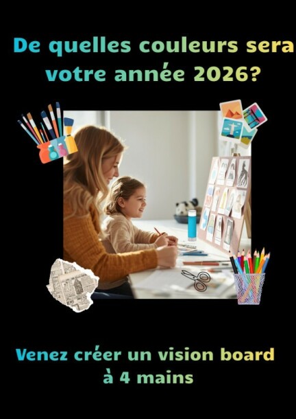 Atelier Parent-Enfant - Créez ensemble votre Vision Board 2026 (dès 7 ans) - Family