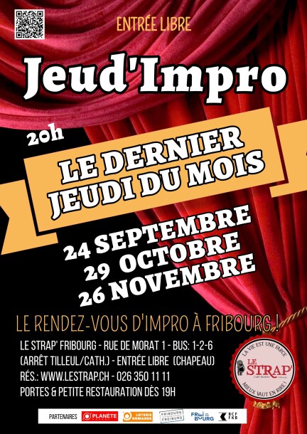 JEUD'IMPRO - Théâtre et arts vivants - LE STRAP'