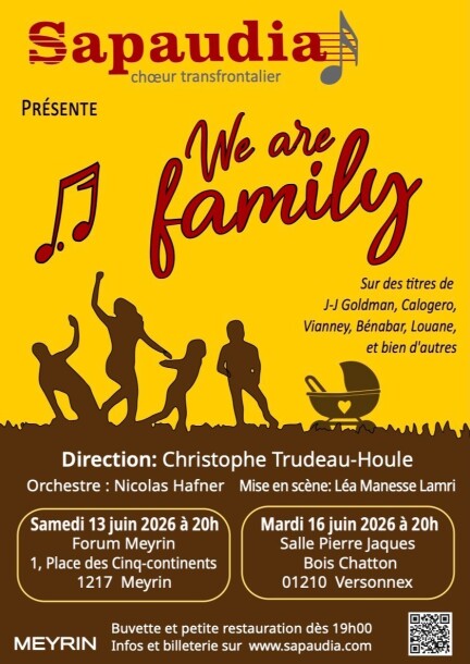 Sapaudia présente: We are family - Concerts - Salle Pierre Jaques - 01210 Versonnex