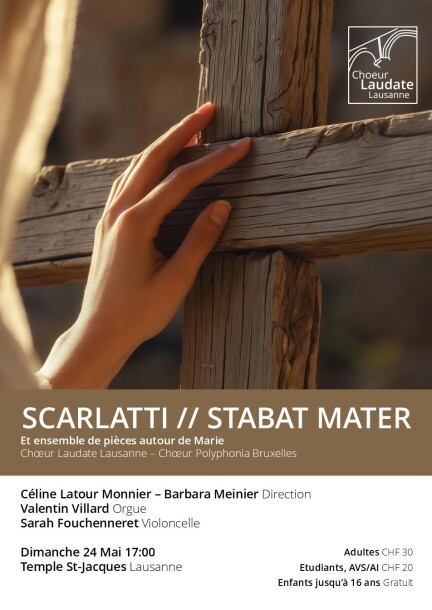 Scarlatti / Stabat Mater & ensemble de pièces autour de Marie - Klassische musik - Temple St-Jacques