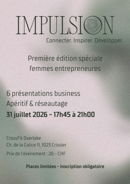 Impulsion - Soirée réseautage - Conferencias - CrossFit Overlake