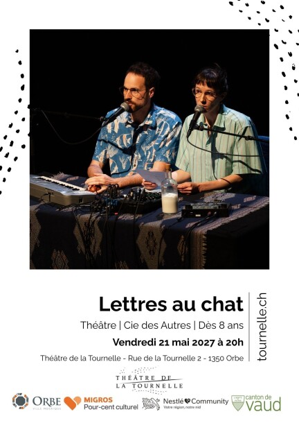 Lettres au chat - Théâtre et arts vivants - Théâtre de la Tournelle