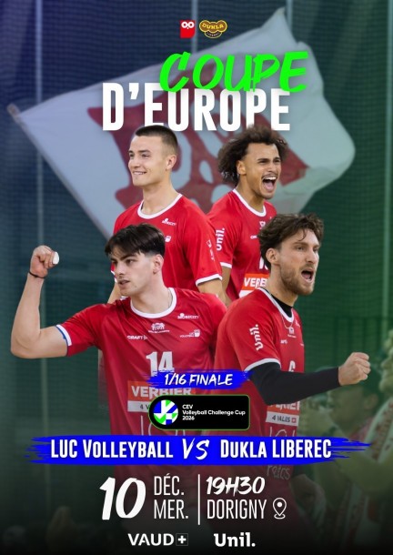 Lausanne UC Volleyball vs Dukla Liberec - Sport