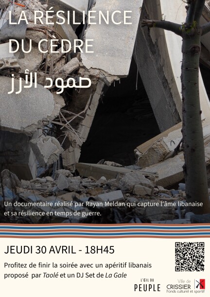 Première du documentaire "La Résilience du Cèdre" - Cinema - Salle de Spectacles de Chisaz