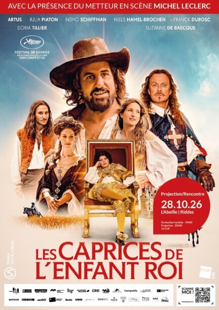 Les Caprices de l’Enfant Roi | Présence de Michel Leclerc - Metteur en scène - Cinema - L'Abeille