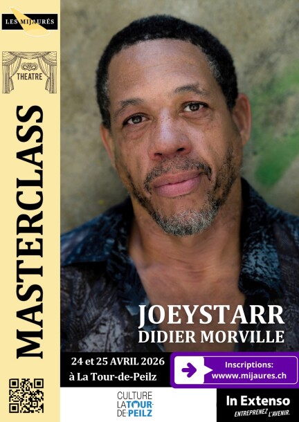 Rencontre exceptionnelle avec JoeyStarr (Didier Morville) – Théâtre, éloquence et scène - Konferenzen - Salle de conférence de L'Escale