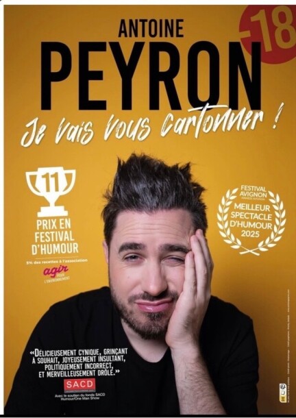 Antoine Peyron « Je vais vous cartonner » - Humour et comédie - Jouvenceau