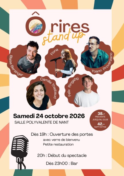 Ôrires Stand'up - Humour et comédie