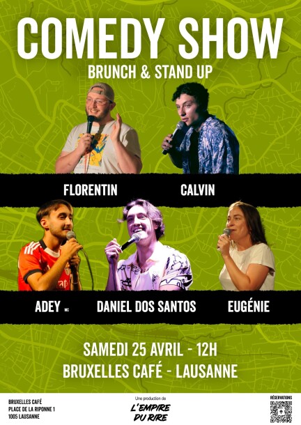 Brunch & Stand-up - Humour and comedy - Bruxelles Café