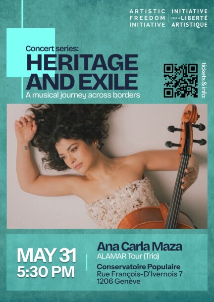 Héritage & Exil: Ana Carla Maza - Concerts - Salle de Agostini - Conservatoire Populaire de Genève