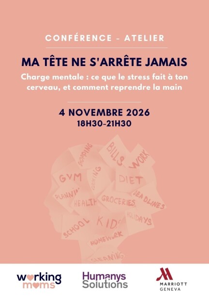 Charge mentale : ce que le stress fait à ton cerveau, et comment reprendre la main - Loisirs - Geneva Marriott Hotel
