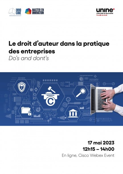 Le droit d'auteur dans la pratique des entreprises: do's and don'ts - Conférences
