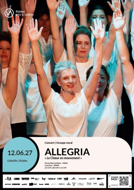 Allegria « Le Chœur en mouvement » - Concerti - La Vidondée