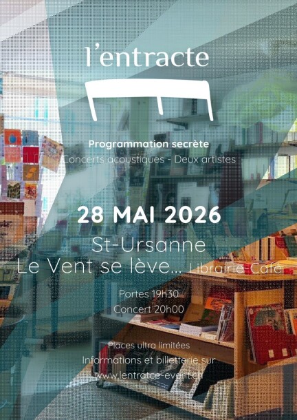 L'Entracte à Le Vent se lève... - Concerti - Le Vent se lève... Librairie-Café