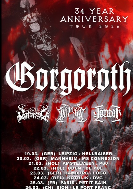Gorgoroth (NO) + PATRISTIC (IT) + Tyrmfar (VS) + LOMSK (SE) - Concerts