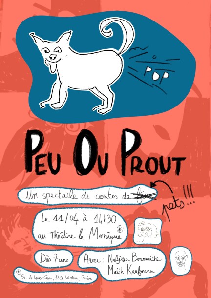 Peu ou prout - Contes et musique autour des pets - Theater und Bühnenkunst