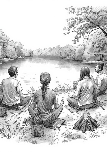 Soirée cueillette et méditation du cœur - Ateliers et stages - Parking du bord du lac à Onnens