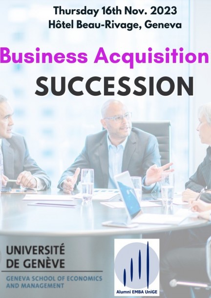 BUSINESS ACQUISITIONS & SUCCESION - Konferenzen