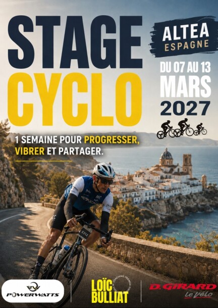 STAGE CYCLO ESPAGNE 2027 - Sport - ALTEA ESPAGNE