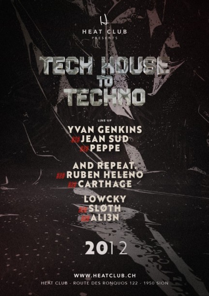 HEAT CLUB presents TECH HOUSE to TECHNO - Festivals