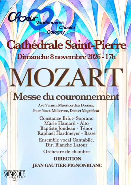 Choeur de Vandoeuvres-Choulex-Cologny - Concert Mozart - Musique classique - Cathédrale Saint-Pierre