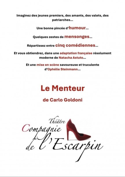 Le menteur - Théâtre et arts vivants