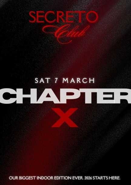 SECRETO CLUB - CHAPTER X - Cultura e spettacoli