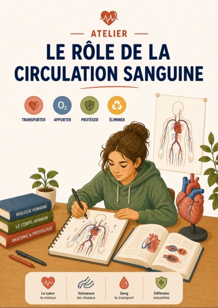 Atelier pédagogique - La circulation sanguine - Workshops and courses - La Julienne - Salle l'Atelier (2ème étage)