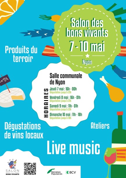 Salon des Bons Vivants - Dimanche 10.05 - Loisirs - Salle communale de Nyon
