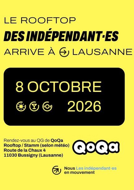 Rooftop Party des indépendant·es à Lausanne – chez QoQa - Svaghi