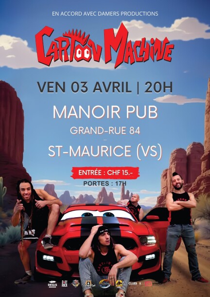 Cartoon Machine - Concerts - Manoir Pub