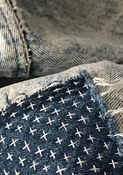 Initiation au sashiko au Pavillon Sicli - Ateliers et stages