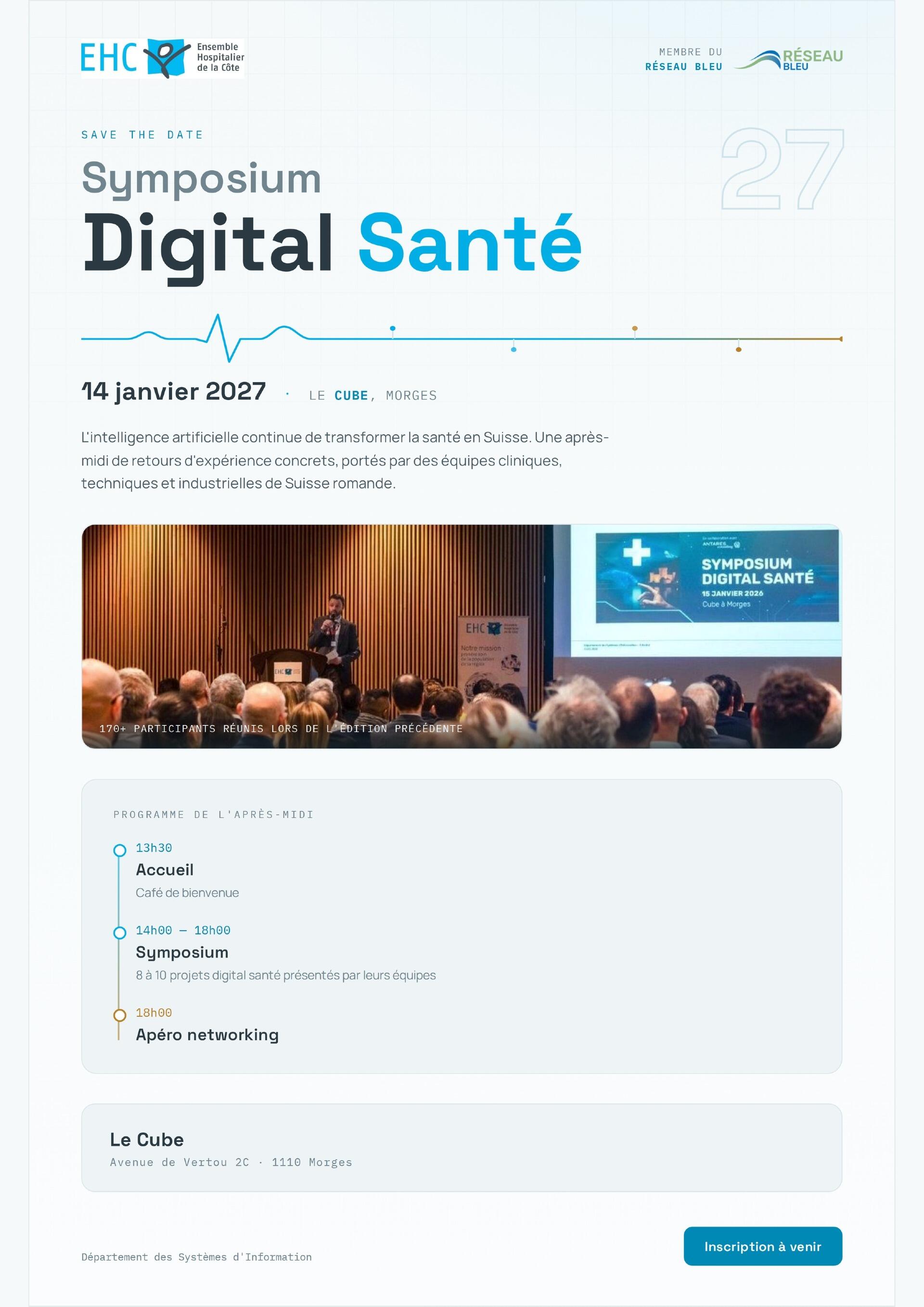 Symposium Digital Santé - Ensemble Hospitalier de la Côte