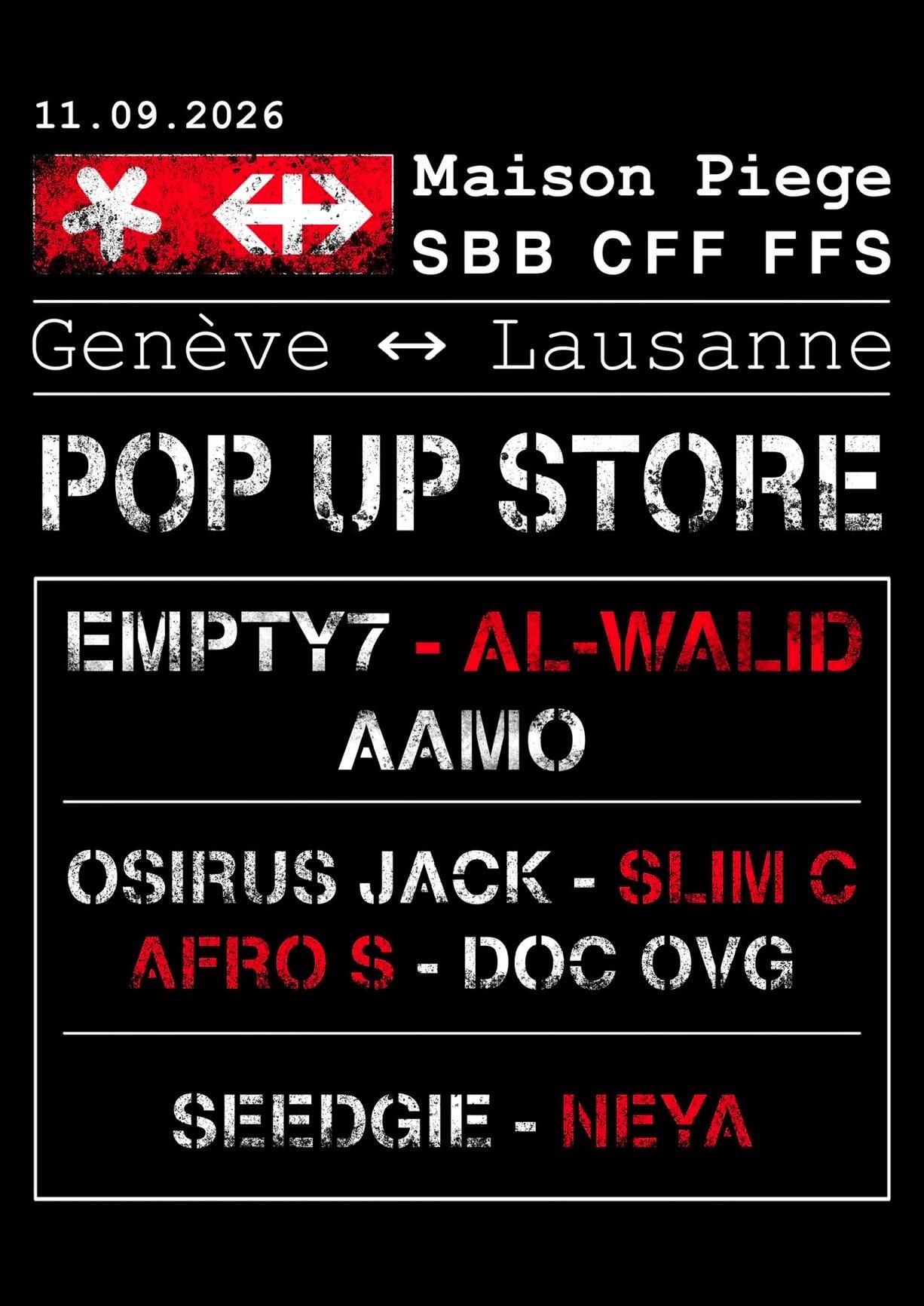 Maison Piege* X SBB CFF FFS