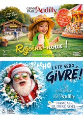 Hameau du Père Noël et Grand Parc d'Andilly été 2026