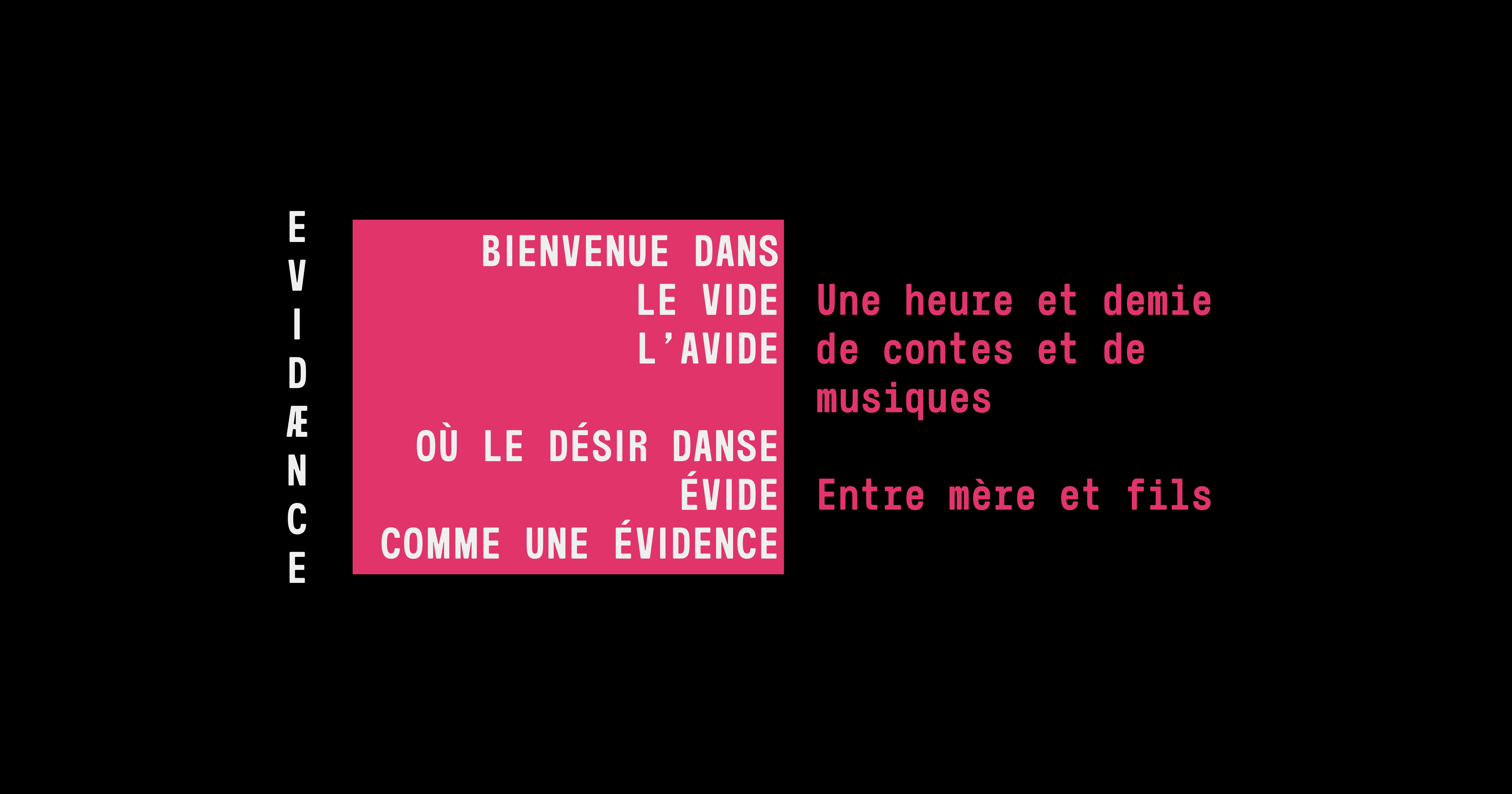 Nefissa Benouniche et Malik Kaufmann / Evidænce