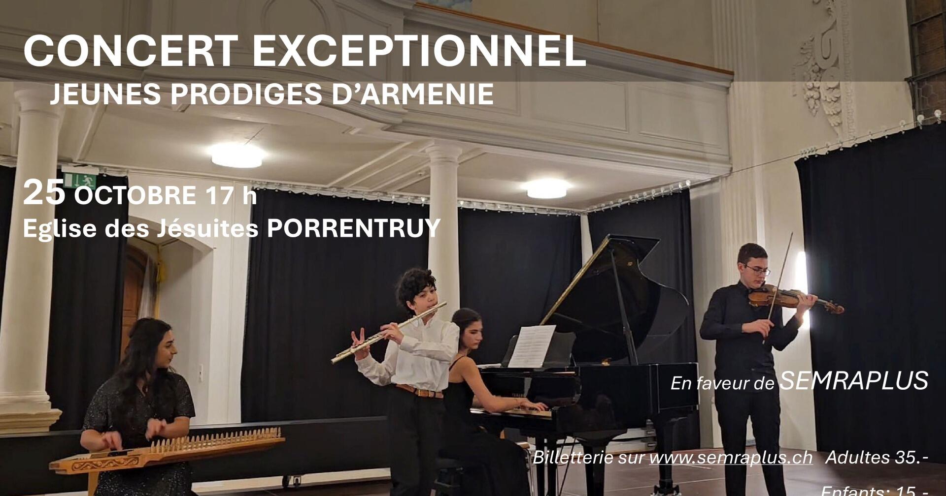 Concert de jeunes prodiges arméniens